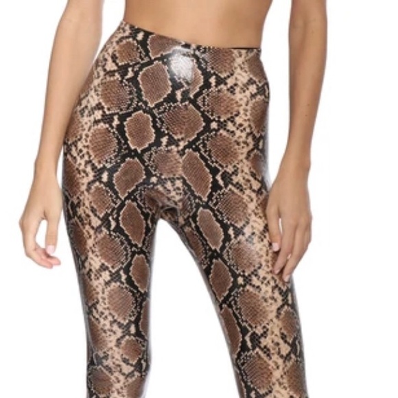 commando snake skin faux leather leggings - Picture 4 of 4